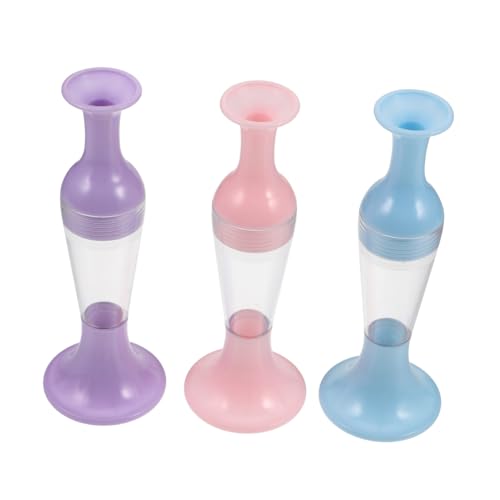Parliky 3 Stück Teiliges Diamond Art Pen Blumentopf-Form Wiederverwendbar Ergonomischer Griff Punktbohrstift für DIY Basteln Nagelkunst Stickerei Anfänger und Profis in Blau Lila von Parliky