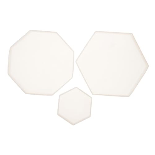 Parliky 3 Stück Teiliges Geometrisches Silikon gießform Epoxidharz Untersetzer und Tabletts Wiederverwendbar Einfach zu Entformen für DIY Heimdekoration und Bastelprojekte Parliky 3 Stück Teiliges Geometrisches Silikon gießform Epoxidharz Untersetzer und Tabletts Wiederverwendbar Einfach zu Entformen für DIY Heimdekoration und Bastelprojekte von Parliky