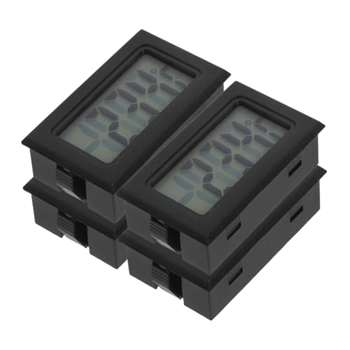 Parliky 4 Stück Mini Digitales Thermometer mit Klarem Display Tragbar und Installieren Geeignet für Innenräume Gewächshaus Reptilien und Vielseitige Temperaturmessung Parliky 4 Stück Mini Digitales Thermometer mit Klarem Display Tragbar und Installieren Geeignet für Innenräume Gewächshaus Reptilien und Vielseitige Temperaturmessung von Parliky