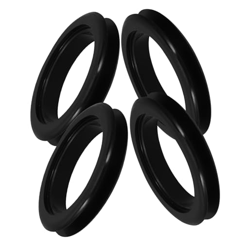 Parliky 4 Stück Regenschirm Lochringe für Gartentisch Staubschutz und Kratzschutz Flexibel Langlebig Passend für Dickere Schirmlöcher für Terrasse Bar und Außenbereiche von Parliky