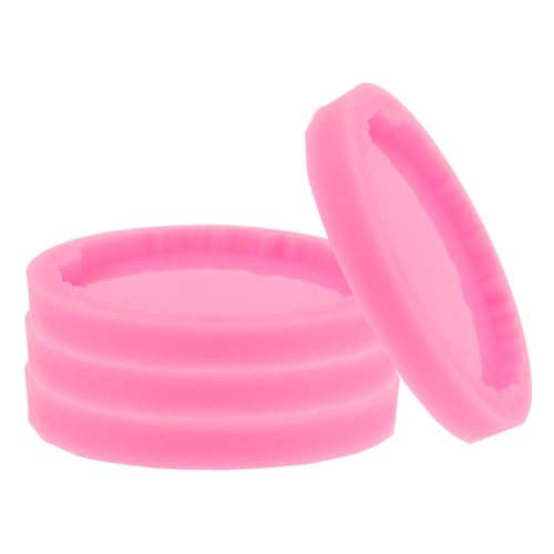 Parliky 4 Stück Runde Silikonformen für Epoxidharz Untersetzer Pinke DIY Resin Gießformen Wiederverwendbar Robust für Teepausen und Gesellige Anlässe Parliky 4 Stück Runde Silikonformen für Epoxidharz Untersetzer Pinke DIY Resin Gießformen Wiederverwendbar Robust für Teepausen und Gesellige Anlässe von Parliky