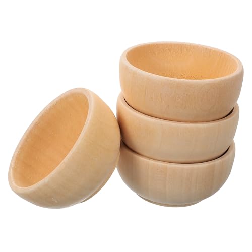 Parliky 4 Stück Teiliges DIY Holzschalen Set Kleine Holzschalen zum Bemalen Holzspielzeug Bastelmaterial für Handwerksprojekte und Wohnkultur Parliky 4 Stück Teiliges DIY Holzschalen Set Kleine Holzschalen zum Bemalen Holzspielzeug Bastelmaterial für Handwerksprojekte und Wohnkultur von Parliky