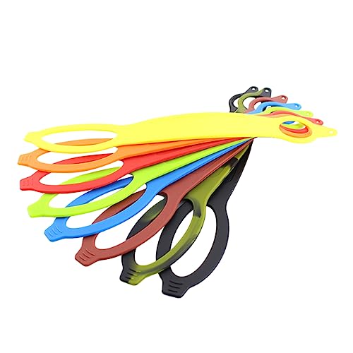 Parliky 4 Stück Teiliges Handheld Bottle Ring Verstellbare Wasserflaschenhalter für Outdoor Gym Jogging Lebensmittelechtes Silikon Grün Blau Schwarz Hellgrau von Parliky