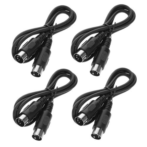 Parliky 4 Stück Teiliges Midi instrumentenkabel Din Stecker Stecker für Keyboard Synthesizer Audio interface Musikstudio Professionelle Verbindung Parliky 4 Stück Teiliges Midi instrumentenkabel Din Stecker Stecker für Keyboard Synthesizer Audio interface Musikstudio Professionelle Verbindung von Parliky