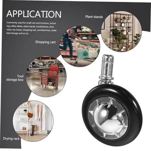 Parliky 5 Stück Teiliges Bürostuhl aus Langlebigem PVC und Aluminiumlegierung Kompakte Einfach zu Installierende Stuhlrollen für Harte Böden Wie Parkett und Laminat Leise und Parliky 5 Stück Teiliges Bürostuhl aus Langlebigem PVC und Aluminiumlegierung Kompakte Einfach zu Installierende Stuhlrollen für Harte Böden Wie Parkett und Laminat Leise und von Parliky