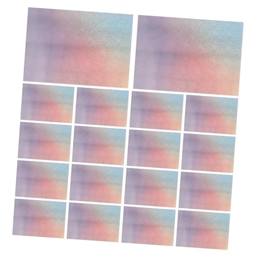 Parliky 50 Stück Holographisches Metallic-kartonpapier mit Spiegel-effekt Glänzend Dickes Glänzendes Bastelpapier für Partydeko Scrapbooking Kartenherstellung und Verpackung von Parliky