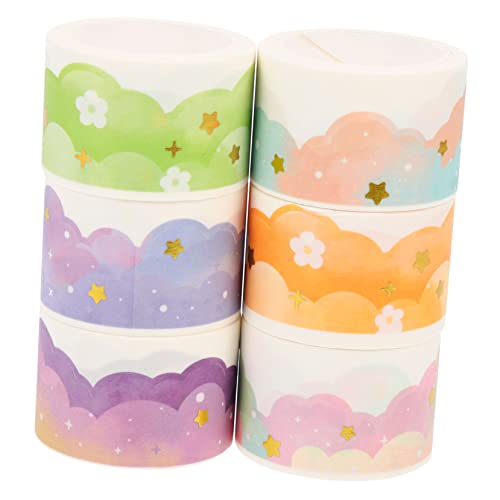 Parliky 6 Rollen Washi Tape mit Goldener Folienverzierung Dekoratives Papierklebeband für DIY Scrapbooking Geschenkverpackung Tagebuch und Bastelprojekte Vielseitig Einsetzbar Parliky 6 Rollen Washi Tape mit Goldener Folienverzierung Dekoratives Papierklebeband für DIY Scrapbooking Geschenkverpackung Tagebuch und Bastelprojekte Vielseitig Einsetzbar von Parliky