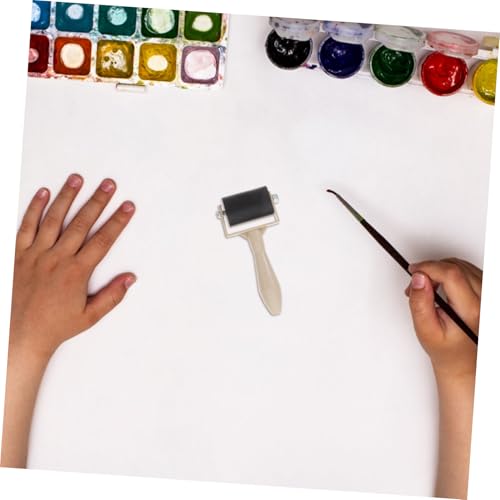 Parliky 6 Stück Teiliges Kunststoff Farbwalze Roller für Linoldruck und Druckgrafik Professioneller Ink Roller für Gleichmäßiges Auftragen Leicht zu Reinigen und Handfreundlich für von Parliky