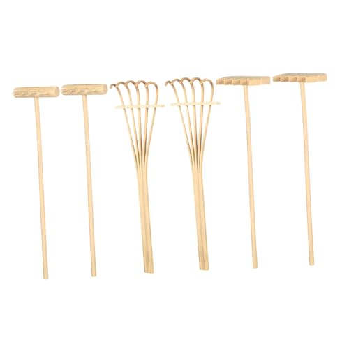 Parliky 6 Stück Teiliges Mini Sandharke Präzise Gartenlauben Sandharken für Zen Sandgärten Bastel Puppenhaus-deko Kreative Desktop Wohnaccessoires Parliky 6 Stück Teiliges Mini Sandharke Präzise Gartenlauben Sandharken für Zen Sandgärten Bastel Puppenhaus-deko Kreative Desktop Wohnaccessoires von Parliky
