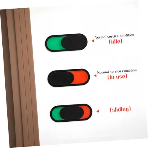 Parliky 6 Stück Teiliges Ruhezeichen und Besetzt mit Schiebefunktion Selbstklebend Schwarzes Design Praktische Raumstatusanzeige für Büro Konferenzraum Toilette Parliky 6 Stück Teiliges Ruhezeichen und Besetzt mit Schiebefunktion Selbstklebend Schwarzes Design Praktische Raumstatusanzeige für Büro Konferenzraum Toilette von Parliky