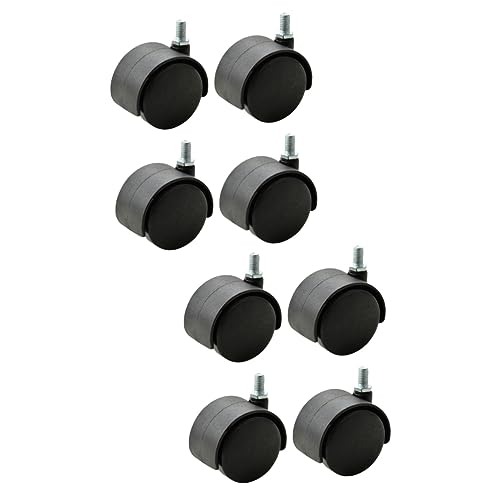 Parliky 8 Stk Lenkrollen fußkreisel seilrollen Bürostuhlrollen Teppichrollen Stuhlrollen Set Rollen für Bürocomputerstühle Radwechsel Wagen Bürostuhlräder Ersatz Stuhlräder Plastik Black Parliky 8 Stk Lenkrollen fußkreisel seilrollen Bürostuhlrollen Teppichrollen Stuhlrollen Set Rollen für Bürocomputerstühle Radwechsel Wagen Bürostuhlräder Ersatz Stuhlräder Plastik Black von Parliky