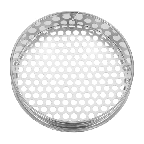 Parliky Bodensieb aus Edelstahl mit Rundlöchern Langlebiger Gartensieb zur Siebung von Erde und Kompost Robustes ERD Kompostsieb für Gartenarbeit und Steinfilterung von Parliky