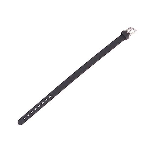 Parliky Charm-Armbänder Armbänder Sportuhrenarmbänder Für Herrenuhren Gummiarmbänder Für Gummiarmbänder Blanko-Silikon-Leuchtbrettschmuck Gummiband Verstellbar Schwarzes Mädchen von Parliky