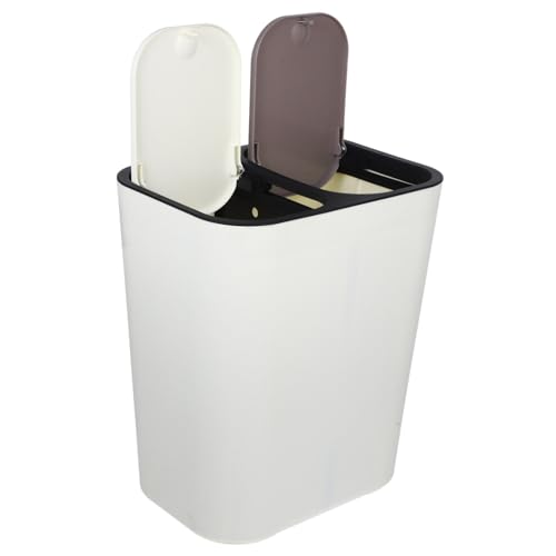 Parliky Doppelmülleimer Küche Mit Deckel Müllcontainer Recyclingbehälter Für Abfall Und Recycling Badezimmermülleimer Mit Fächern Küchenmülleimer Doppel Komposter Für Parliky Doppelmülleimer Küche Mit Deckel Müllcontainer Recyclingbehälter Für Abfall Und Recycling Badezimmermülleimer Mit Fächern Küchenmülleimer Doppel Komposter Für von Parliky