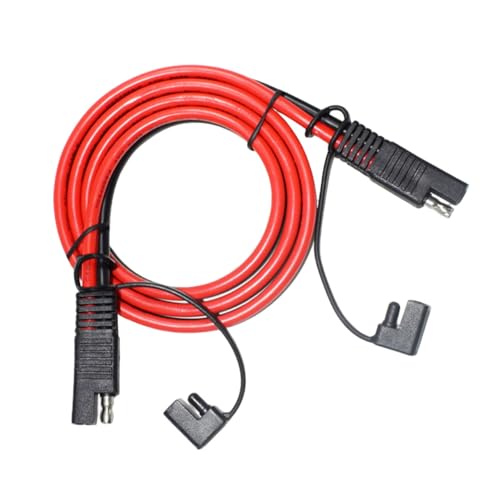 Parliky Dual Head Sae Connector Verlängerungskabel Vollkupfer Solarstecker Adapterkabel mit Hoher Temperaturbeständigkeit Niedriger Verlust für Solarmodule und Fahrzeugbatterien von Parliky