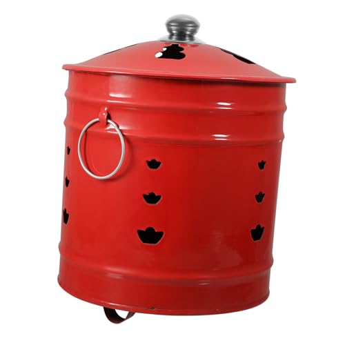 Parliky Enamel Incinerator Eimer mit Luftventil Langlebiger Roter Emaille brenneimer für Haushalt und Garten Kompakte Verbesserte Verbrennungseffizienz Glatte Oberfläche Wetterbeständig Parliky Enamel Incinerator Eimer mit Luftventil Langlebiger Roter Emaille brenneimer für Haushalt und Garten Kompakte Verbesserte Verbrennungseffizienz Glatte Oberfläche Wetterbeständig von Parliky