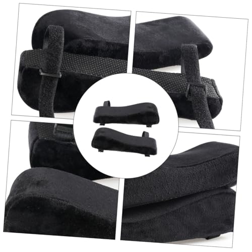 Parliky Ergonomisches Armlehnenpolster mit Memory Schaum Rutschfestes Ellenbogenkissen Weiches Pu Material Elastisch und Komfortabel Passend für Bürostühle Schwarzes Parliky Ergonomisches Armlehnenpolster mit Memory Schaum Rutschfestes Ellenbogenkissen Weiches Pu Material Elastisch und Komfortabel Passend für Bürostühle Schwarzes von Parliky