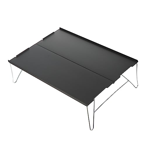 Parliky Faltbarer Camping Tisch Aus Aluminiumlegierung Leicht Und Tragbar Für Picknick Grillen Garten Und Outdoor-aktivitäten Zusammenklappbar Und Einfach Zu Transportieren von Parliky