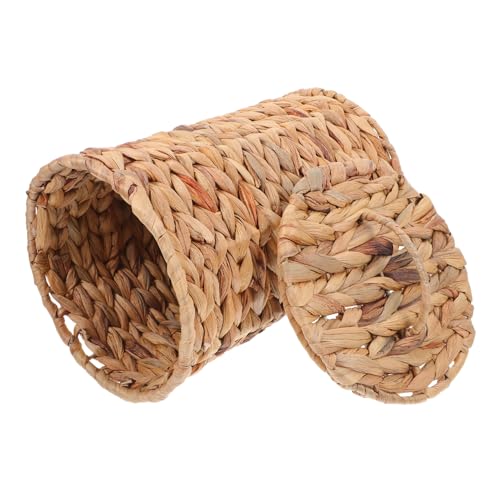 Parliky Handgefertigter Rattan Mülleimer mit Deckel Natürlicher Weidenkorb Großer Atmungsaktiver Abfalleimer für Schlafzimmer Büro Badezimmer Dekorativer Bauernhaus Stil Tragbarer Parliky Handgefertigter Rattan Mülleimer mit Deckel Natürlicher Weidenkorb Großer Atmungsaktiver Abfalleimer für Schlafzimmer Büro Badezimmer Dekorativer Bauernhaus Stil Tragbarer von Parliky