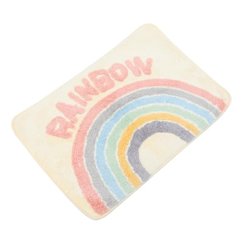 Parliky Haushalts Teppich mit Regenbogenmuster Rutschfester Langlebiger Fußmatte für Wohnzimmer Schlafzimmer Flur Komfortabler Dekorativer Raumteppich Waschbarer Schmutzfangläufer für Parliky Haushalts Teppich mit Regenbogenmuster Rutschfester Langlebiger Fußmatte für Wohnzimmer Schlafzimmer Flur Komfortabler Dekorativer Raumteppich Waschbarer Schmutzfangläufer für von Parliky