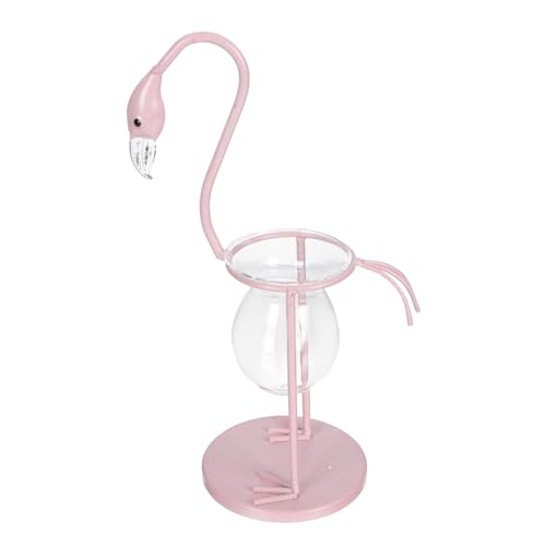 Parliky Hydroponische Glasvase mit Kreativem Flamingo-Eisen-dekor Moderne Tischpflanzen-Dekoration für Büro und Zuhause Glatte Oberfläche Vielseitig Einsetzbar Stilvolles Parliky Hydroponische Glasvase mit Kreativem Flamingo-Eisen-dekor Moderne Tischpflanzen-Dekoration für Büro und Zuhause Glatte Oberfläche Vielseitig Einsetzbar Stilvolles von Parliky