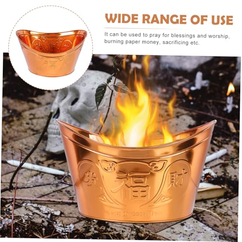 Parliky Kleiner Papierverbrennungseimer aus Robustem Material mit Großem Öffnungsdurchmesser für Hausgebrauch Opfergaben Papier Laubverbrennung Platzsparend und Langlebig Parliky Kleiner Papierverbrennungseimer aus Robustem Material mit Großem Öffnungsdurchmesser für Hausgebrauch Opfergaben Papier Laubverbrennung Platzsparend und Langlebig von Parliky