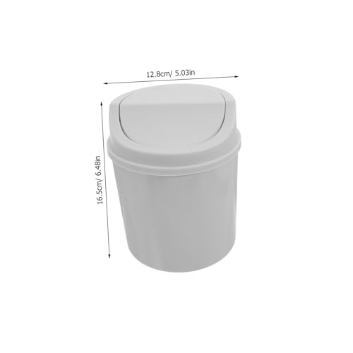 Parliky Kleiner Tischmülleimer mit Drehbarem Deckel Mini Desktop Abfalleimer für Büro Schlafzimmer und Theke Kompakt und Benutzerfreundlich für Saubere Arbeitsbereiche Parliky Kleiner Tischmülleimer mit Drehbarem Deckel Mini Desktop Abfalleimer für Büro Schlafzimmer und Theke Kompakt und Benutzerfreundlich für Saubere Arbeitsbereiche von Parliky