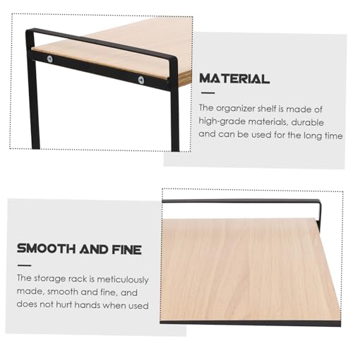 Parliky Kunst Desktop Organizer Regal Kleines Lagerregal für Schlafzimmer und Büro Glatte Oberfläche Robust Einfache Vielseitiger Schreibtisch Aufbewahrungsständer für Stifte und von Parliky