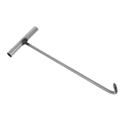 Parliky Manhole Cover Hook T förmiger Edelstahl Hebehaken Schwerlast Schachtdeckelheber für Abwasserdeckel Garagentore und Rollläden Stabiles Ziehwerkzeug mit Spitzem Haken Parliky Manhole Cover Hook T förmiger Edelstahl Hebehaken Schwerlast Schachtdeckelheber für Abwasserdeckel Garagentore und Rollläden Stabiles Ziehwerkzeug mit Spitzem Haken von Parliky