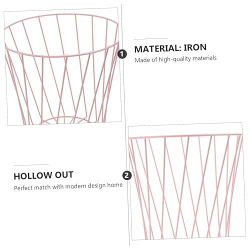 Parliky Metall müllbehälter Multifunktional Großer Papierkorb ohne Deckel für Büro und Zuhause Stapelbar Stabiler Abfalleimer und Regenschirmständer Modernes Design von Parliky