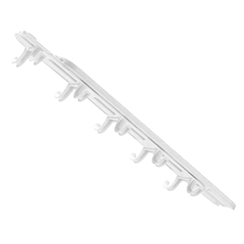 Parliky Multifunktionaler Cupboard Rack Holder Selbstklebender Utensil Hanger Rostfreier Zugfester Hanging Rack für Küche Bad Schlafzimmer Platzsparender Becherhalter unter Schrank Weiß von Parliky