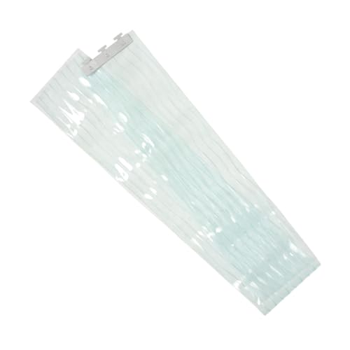 Parliky PVC Türvorhang Transparenter Streifenvorhang Winddicht Für Gefrierraum Lager Supermarkt Breit Schnelle Montage Langlebig Vielseitig Einsetzbar von Parliky