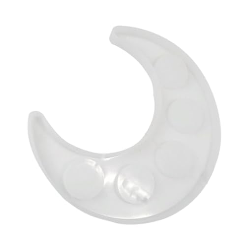 Parliky Resin Mold Mondförmige Silikonform für DIY Epoxidharz Untersetzer Tray Gießen Originelles Basteln Geschenkidee von Parliky