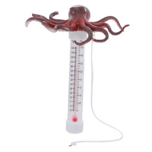 Parliky Schwimmendes Pool Thermometer mit Spielerischer Form Genaue Temperaturmessung Einfach Abzulesen für Außenpools Eiswannen und Spa Anwendungen von Parliky