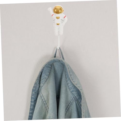 Parliky Selbstklebender Astronaut Wandhaken mit Hoher Haftkraft Dekorativer Resin Garderobenhaken ohne Bohren Platzsparend für Bad Küche Flur Lustiger Kleiderhaken für Handtuch Jacke Parliky Selbstklebender Astronaut Wandhaken mit Hoher Haftkraft Dekorativer Resin Garderobenhaken ohne Bohren Platzsparend für Bad Küche Flur Lustiger Kleiderhaken für Handtuch Jacke von Parliky