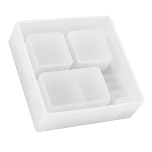 Parliky Silikonform für Sukkulenten Pflanztopf DIY Blumentopf Gießform Quadratisch Rutschfest Langlebig Bpa frei für Individuelle Blumenarrangements von Parliky