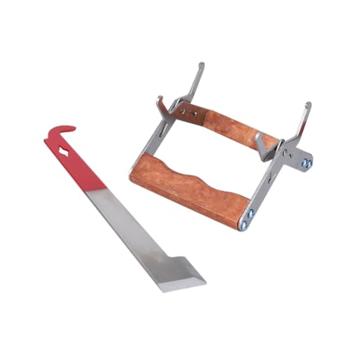 Parliky Teiliges Edelstahl Bienenstockwerkzeug mit Holzgriff Rahmenheber und J-Haken Schaber Langlebig und Ergonomisch Unverzichtbar für Anfänger und Professionelle Bienenzucht Parliky Teiliges Edelstahl Bienenstockwerkzeug mit Holzgriff Rahmenheber und J-Haken Schaber Langlebig und Ergonomisch Unverzichtbar für Anfänger und Professionelle Bienenzucht von Parliky