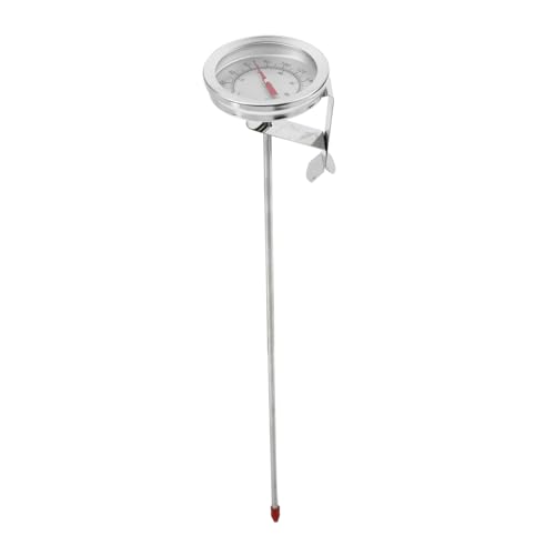 Parliky Thermometer mit Großem Professionelles und Bierbrauthermometer Langlebig Korrosionsbeständig mit Temperaturklammer für Präzise Messung in Küche und Brauerei von Parliky