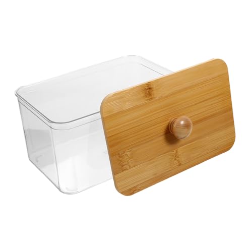 Parliky Transparente Aufbewahrungsbox mit Deckel für Waschraum Luftdichte Organizer Box für Trocknertücher Pulverkapseln und Duftperlen Langlebiger Wäscheschrank Behälter mit Holzgriff Parliky Transparente Aufbewahrungsbox mit Deckel für Waschraum Luftdichte Organizer Box für Trocknertücher Pulverkapseln und Duftperlen Langlebiger Wäscheschrank Behälter mit Holzgriff von Parliky