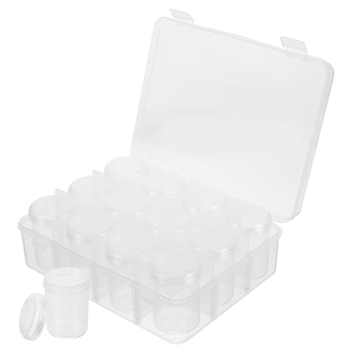 Parliky Transparente Schmuck Perlen Aufbewahrungsbox Teiliges aus Kunststoff Kompakter Bead Holder mit Dicht Schließendem Deckel Multifunktionaler Sortierbehälter für Diamantkunst und von Parliky