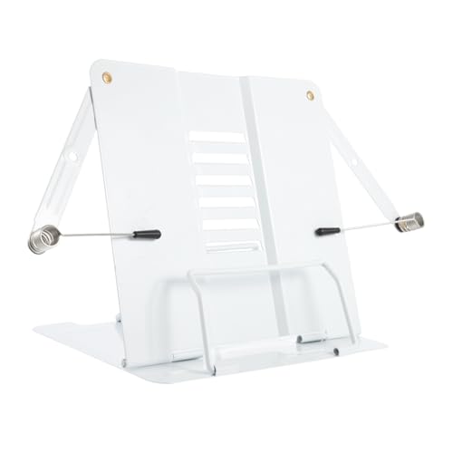 Parliky Verstellbarer Metall Buchständer Leseständer Desktop Buchhalter Lesefreundlich Leicht Tragbar Für Büro Zuhause Bibliothek Für Leseratten Parliky Verstellbarer Metall Buchständer Leseständer Desktop Buchhalter Lesefreundlich Leicht Tragbar Für Büro Zuhause Bibliothek Für Leseratten von Parliky
