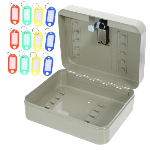 Parliky Wandmontierter Schlüsselkasten aus Stabilem Eisen mit Zahlenschloss Großer Kapazität Verschließbare Schlüsselaufbewahrung Praktischer Schlüssel Organizer für Büro Auto und Haus Parliky Wandmontierter Schlüsselkasten aus Stabilem Eisen mit Zahlenschloss Großer Kapazität Verschließbare Schlüsselaufbewahrung Praktischer Schlüssel Organizer für Büro Auto und Haus von Parliky