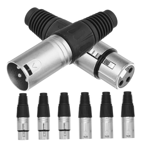 Parliky Xlr Audio Kabelstecker Pin Male Female Solder Mikrofonstecker für Professionelle Audiowiedergabe Studio Einsatz Parliky Xlr Audio Kabelstecker Pin Male Female Solder Mikrofonstecker für Professionelle Audiowiedergabe Studio Einsatz von Parliky