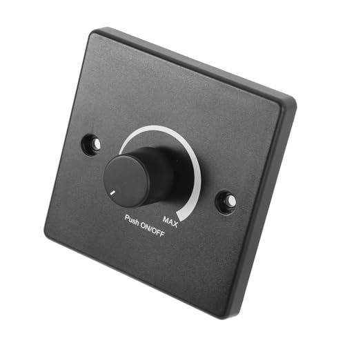 Parliky -dimmerschalter Panel Rv Lichtschalter Camping Wohnwagen Regelung Präzise Steuerung Einfache Installation Schwarzes Design Kompatibel mit Wohnmobilbeleuchtung von Parliky