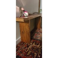 4' Reclaimed Fir Accent Bank 100Y.o. Holz von ParnellFurnishings