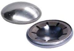 Starlock cap 20mm Stainless steel domed- set of 2 von Parnells