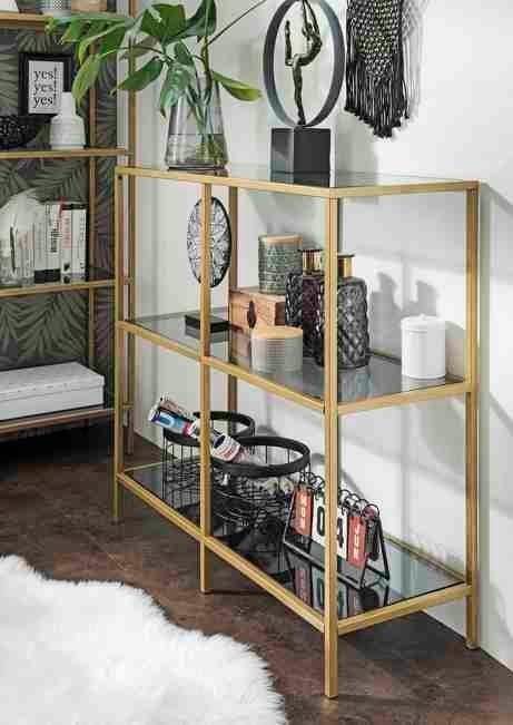 Paroli Sideboard Regal, Grauglas von Paroli