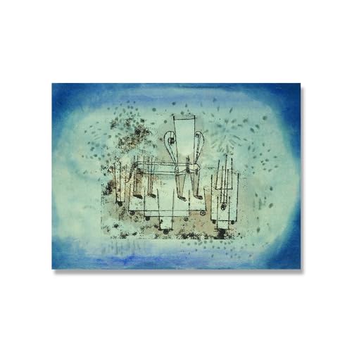 Paul Klee Poster und Drucke Abstrakte Wandkunst Charakterskizze Paul Klee Leinwand Gemälde Ausstellungsbilder für Wohnkultur 50x70cmx1 Ohne Rahmen von Parom Mesgt