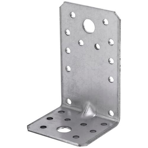 10 Stück Tischlerei Schwerlast-Winkelverbinder für Bauwesen Montage 90 x 50 x 55 x 2,5 mm Lochwinkel Holzverbinder Bauwinkel Balkenwinkel Winkelverbinder Verzinkt Stahlwinkel Sturmwinkel Eisenwinkel 10 Stück Tischlerei Schwerlast-Winkelverbinder für Bauwesen Montage 90 x 50 x 55 x 2,5 mm Lochwinkel Holzverbinder Bauwinkel Balkenwinkel Winkelverbinder Verzinkt Stahlwinkel Sturmwinkel Eisenwinkel von Parotec