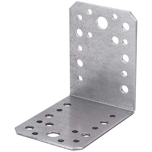 10 Stück Tischlerei Winkelverbinder für Bauwesen Montage 90 x 90 x 65 x 2,5 mm Pfostenträger Schwerlast Metallwinkel Lochwinkel Holzverbinder Balkenwinkel Stahlwinkel Verzinkt 10 Stück Tischlerei Winkelverbinder für Bauwesen Montage 90 x 90 x 65 x 2,5 mm Pfostenträger Schwerlast Metallwinkel Lochwinkel Holzverbinder Balkenwinkel Stahlwinkel Verzinkt von Parotec